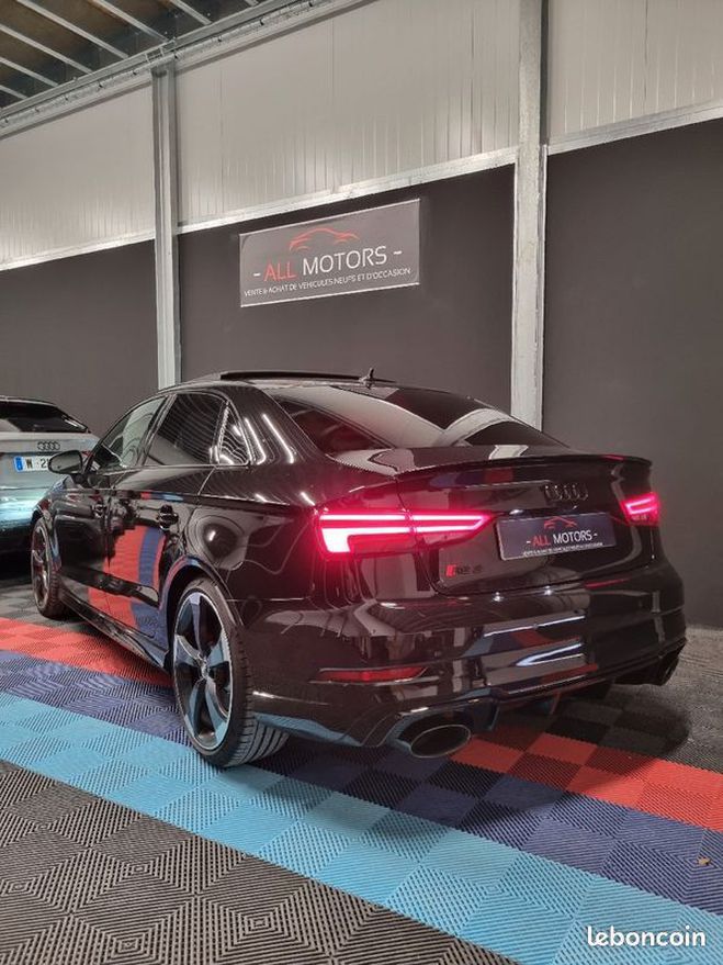Audi RS3 8v berline 500+ 2 5 tfsi multimap Noir de 2019