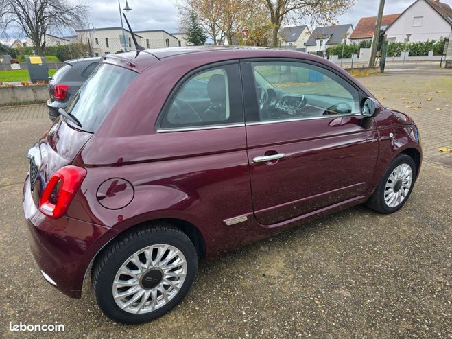 Fiat 500 1.2l 69ch Lounge Bordeaux de 2015