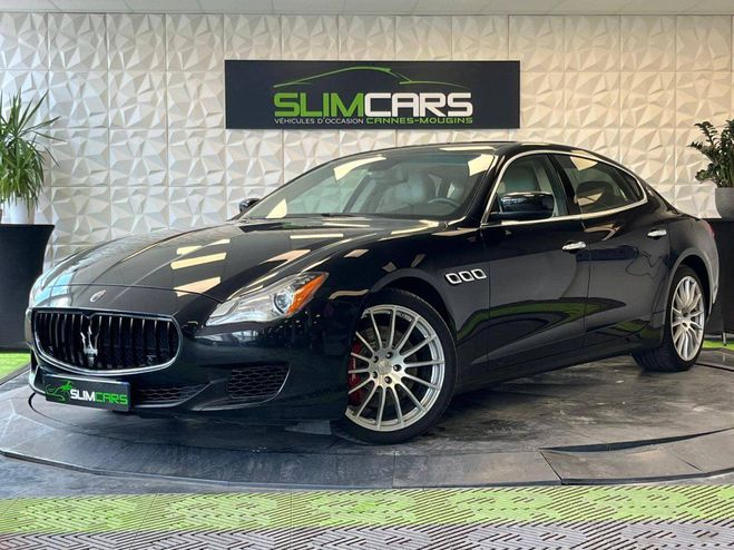 Maserati Quattroporte VI 3.0 V6 410ch S Q4 Noir de 2015