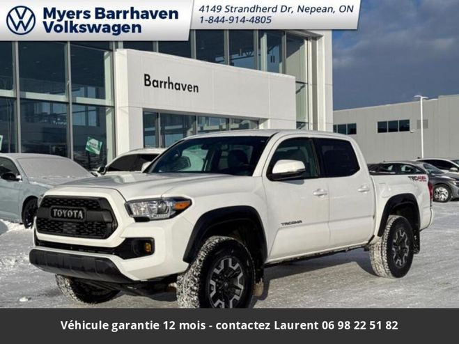 Toyota Tacoma trd off road double cab 4x4 tout compris Blanc de 2019