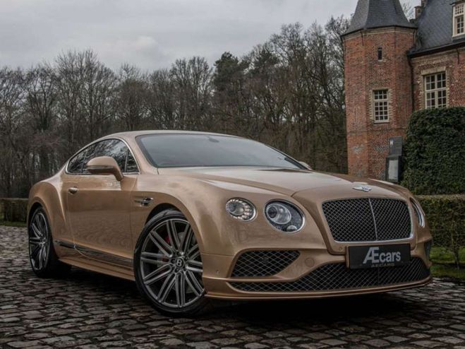 Bentley Continental GT Speed 6.0 BITURBO W12 CAMEL 1 OWNER Or Mtallis de 
