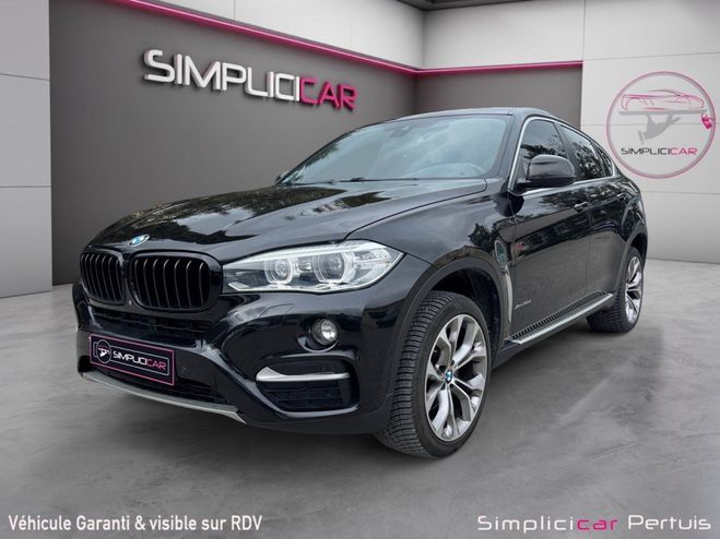 BMW X6 F16 xDrive30d 258 ch Exclusive A Noir de 2016