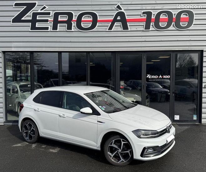 Volkswagen Polo VI 1.0 TSI DSG7 95 cv Bote auto Blanc de 2018
