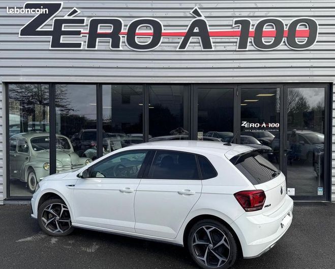 Volkswagen Polo VI 1.0 TSI DSG7 95 cv Bote auto Blanc de 2018