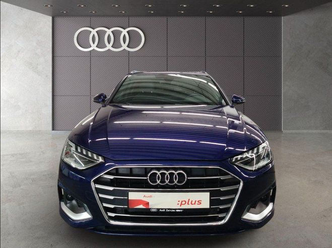Audi A4 V (B9) 35 TDI 163ch Design S tronic 7 Bleu Navarra m�tallis� de 2021