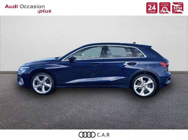 Audi A3 Sportback 35 TFSI Mild Hybrid 150 S tron Bleu de 2023