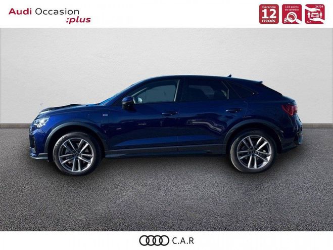 Audi Q3 Sportback 45 TFSIe 245 ch S tronic 6 S l Bleu de 2024