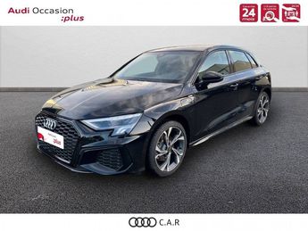 Voir détails -Audi A3 Sportback 40 TFSIe 204 S tronic 6 S Line à  La Rochelle (17)