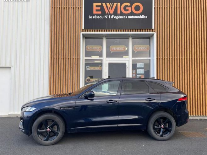 Jaguar F Pace 3.0 D300 300 R-SPORT AWD BVA Entretien c Bleu de 2019