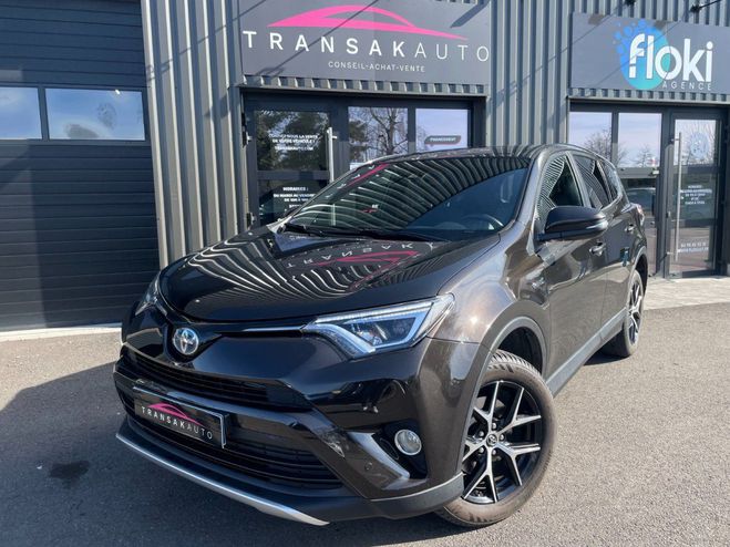 Toyota RAV 4 hybride 197ch 2wd lounge avec gps hayon  MARRON de 2017