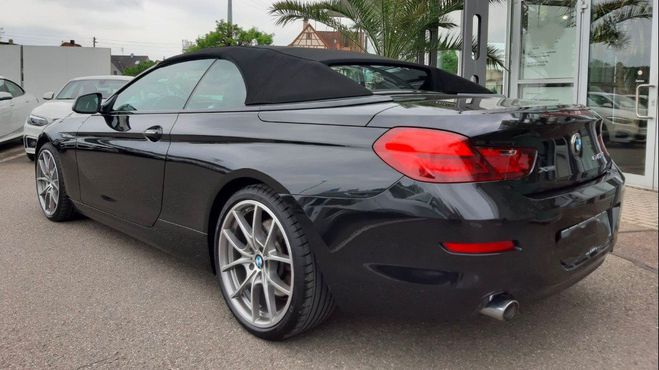 BMW Serie 6 (F12) CABRIOLET 640D 313 BVA8 *GARANTIE  noir m�tal de 2015
