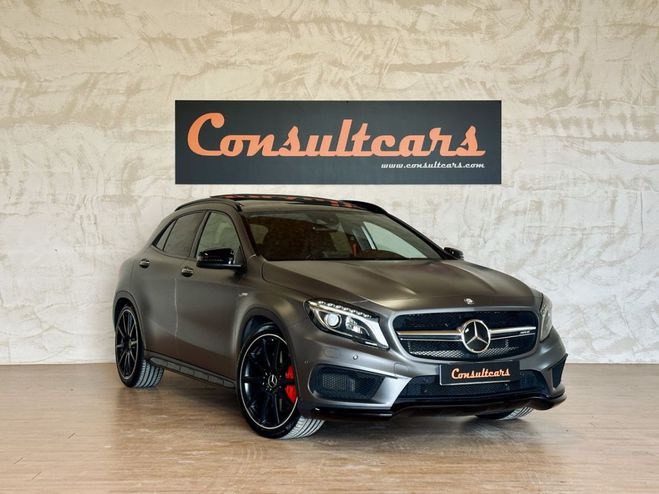 Mercedes Classe GLA 45 AMG 4Matic Phase 2 381 ch Performance Gris Mat de 2016