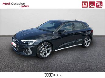 Voir détails -Audi A3 Sportback 40 TFSIe 204 S tronic 6 S Line à Bayonne (64)