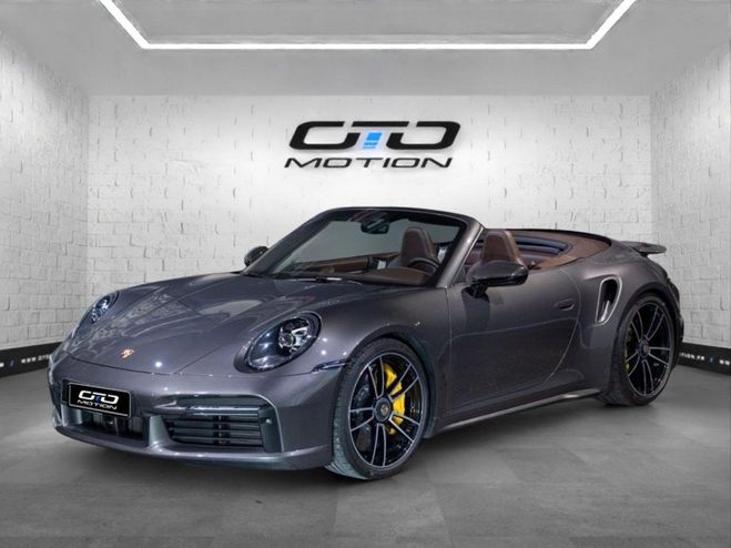 Porsche 911 Turbo S Cabriolet 3.8i 650 PDK 992 Gris Agate de 2020