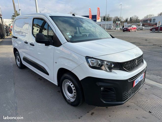 Peugeot Partner bluehdi 100ch ASPHALT 1 re Main 9480ttc Blanc de 2019