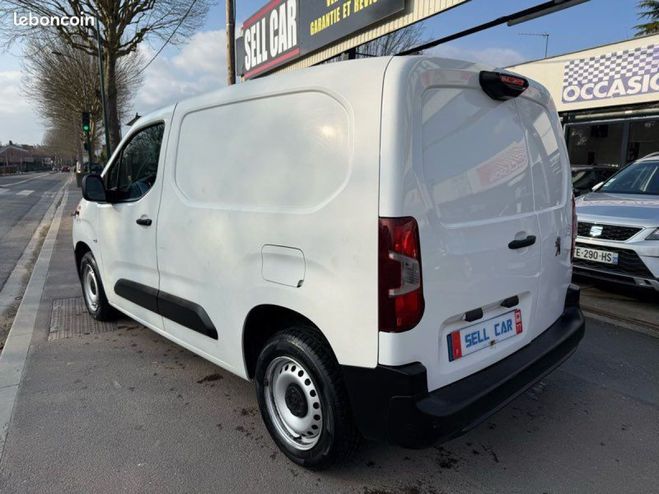 Peugeot Partner bluehdi 100ch ASPHALT 1 re Main 9480ttc Blanc de 2019