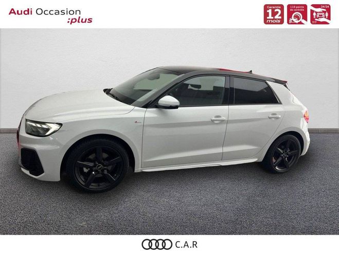 Audi A1 Sportback 30 TFSI 116 ch S tronic 7 S Li Blanc de 2024
