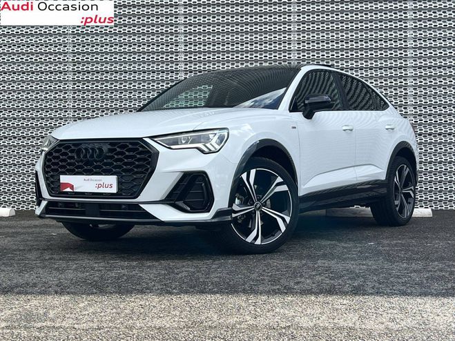 Audi Q3 Sportback 35 TDI 150 ch S tronic 7 S lin Blanc de 2024
