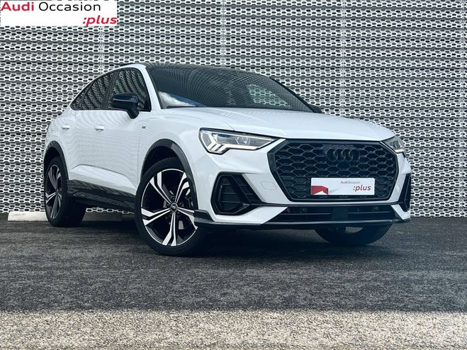 Audi Q3 Sportback 35 TDI 150 ch S tronic 7 S lin Blanc de 2024