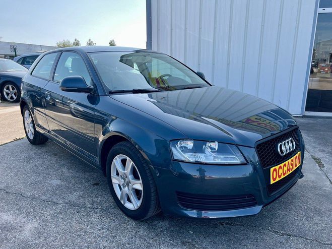 Audi A3 1,9 TDI 105 CH CUIR / CLIM AUTO / REGUL Gris Fonc de 2009