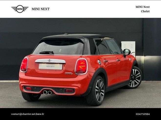 Mini Cooper 5 Portes S 192ch BVA7 Euro6d-T Solaris Orange de 2019