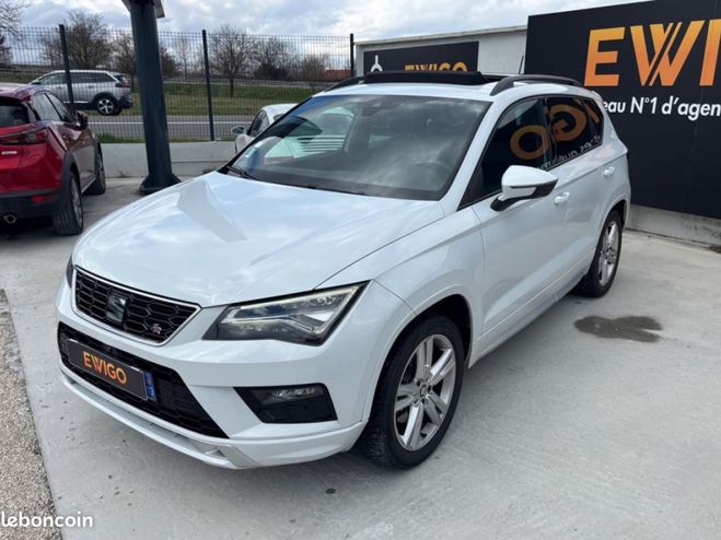Seat Ateca 2.0 TDI 190 ch FR 4DRIVE 4WD DSG TOIT OU Blanc de 2018