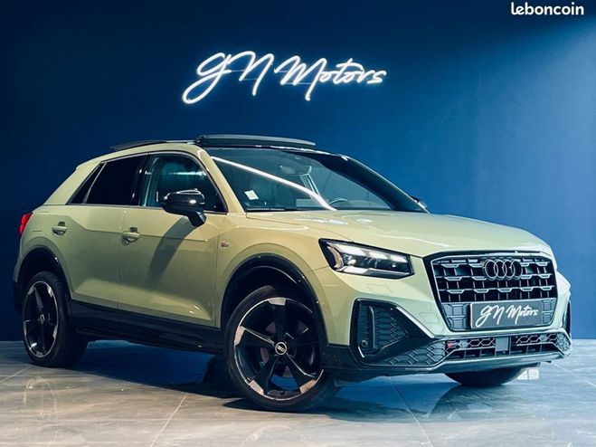 Audi Q2 35 TFSI 150 S LINE TRONIC SUIVI COMPLET  Vert de 2021