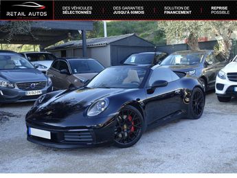  Voir détails -Porsche 911 CABRIOLET 3.0 450ch 4S PDK à Villeneuve-Loubet (06)