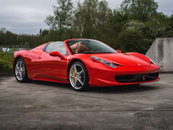  Voir détails -Ferrari 458 Spider Rosso Corsa Cuoio 13.630 KM! à Harelbeke (85)