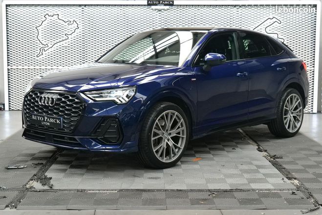 Audi Q3 Sportback 45 tfsie 245 ch s tronic line  Bleu de 2021