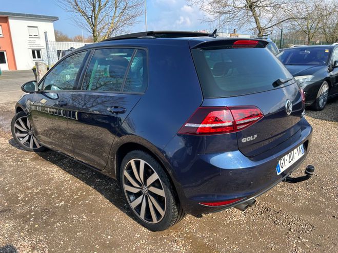 Volkswagen Golf VII 2.0 TDI 150 CARAT DITION * TOIT * Bleu de 2015