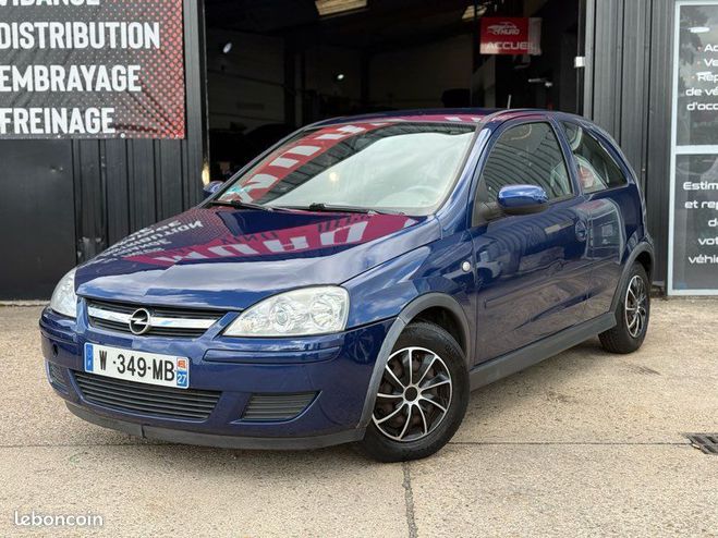 Opel Corsa 1.2i 80ch BOITE AUTO 95000 km Bleu de 2005