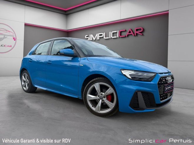 Audi A1 Sportback 25 TFSI 95 ch S tronic 7 S Lin Bleu de 2020