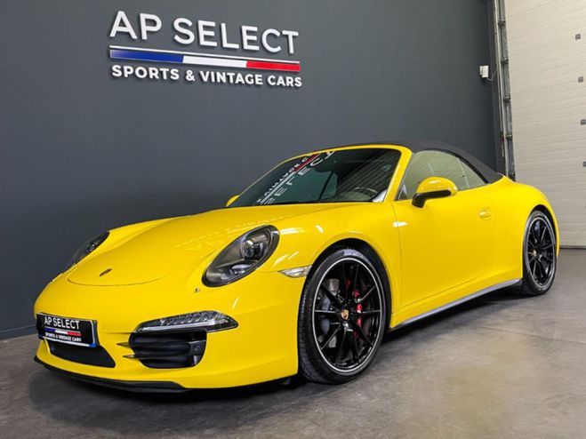 Porsche 911 Carrera 4S 400ch PDK Racing jaune, Carbo Racing jaune de 2013