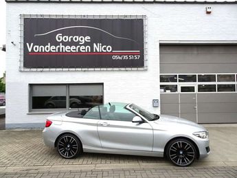  Voir détails -BMW Serie 2 218 Cabrio XENON,LEDER,NAVI,PDC,BLUETH,A à Kuurne (85)
