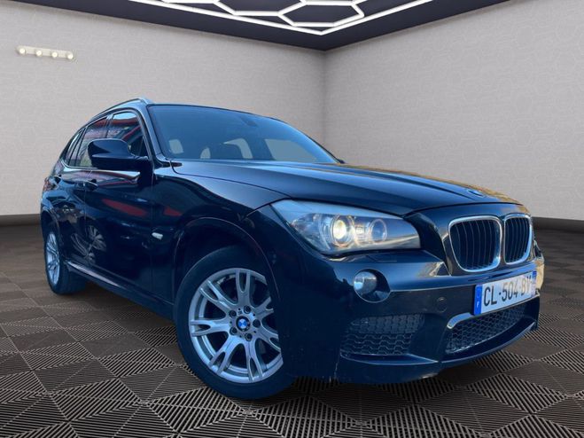 BMW X1 sDRIVE 18D 143 PACK M XENONS Noir de 2012