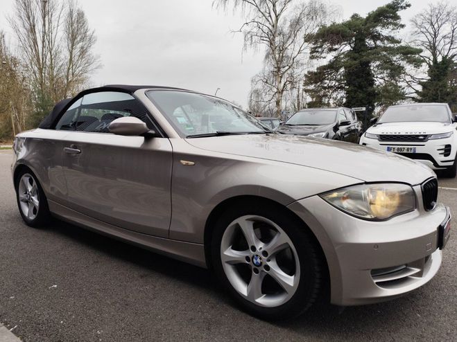 BMW Serie 1 cabriolet e88 120i 170 ch luxe radar de  BEIGE de 2009