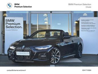  Voir détails -BMW Serie 4 Cabriolet 420dA 190ch M Sport à Cholet (49)