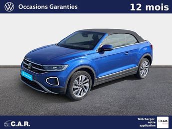  Voir détails -Volkswagen T Roc CABRIOLET 1.5 TSI EVO2 150 Start/Stop DS à Bayonne (64)