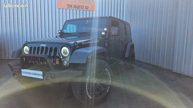 Jeep Wrangler UNLIMITED 2.8 CRD 200CH BVA 4x4 RUBICON  Noir de 2017