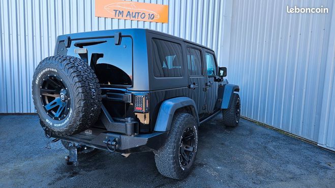 Jeep Wrangler UNLIMITED 2.8 CRD 200CH BVA 4x4 RUBICON  Noir de 2017