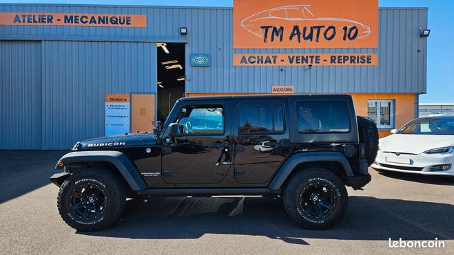 Jeep Wrangler UNLIMITED 2.8 CRD 200CH BVA 4x4 RUBICON  Noir de 2017