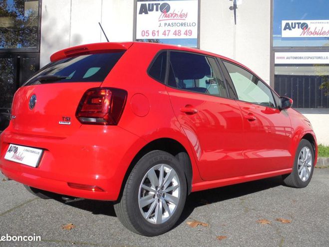 Volkswagen Polo 1.2 L TSI 90 CH seulement 43 727 km Rouge de 2014