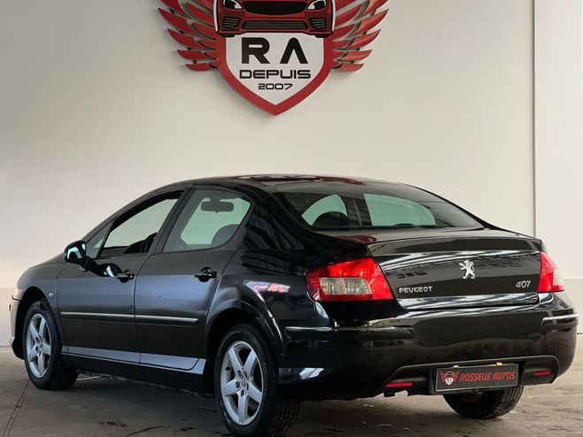 Peugeot 407 1.6 HDI 110CH Noir Mtallis de 2010