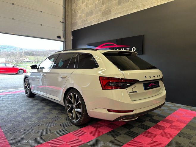 Skoda Superb COMBI 2.0 TDI 150ch DSG7 Finition Sportl Blanc de 2023