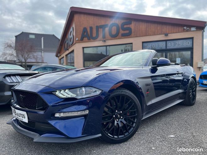 Cliquer pour voir la photo suivante Ford Mustang v8 5.0 gt cabriolet phase 2 bleu kona su Bleu de 2019
