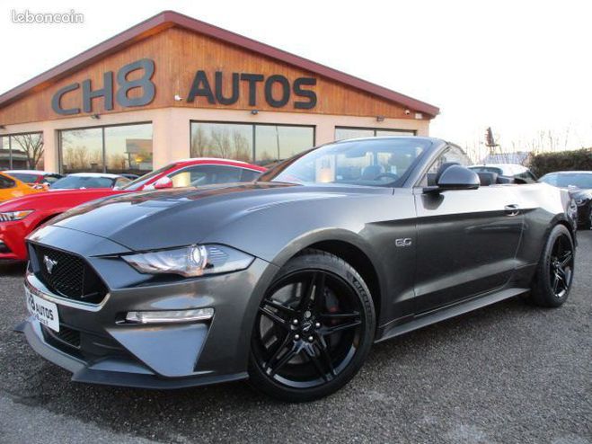 Cliquer pour voir la photo suivante Ford Mustang 5.0 gt cabriolet phase 2 PACK PREMIUM GR Gris de 2018