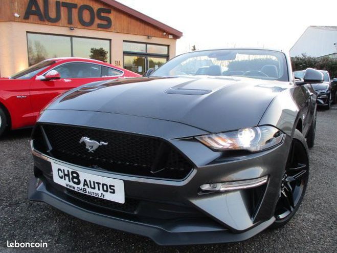 Ford Mustang 5.0 gt cabriolet phase 2 PACK PREMIUM GR Gris de 2018
