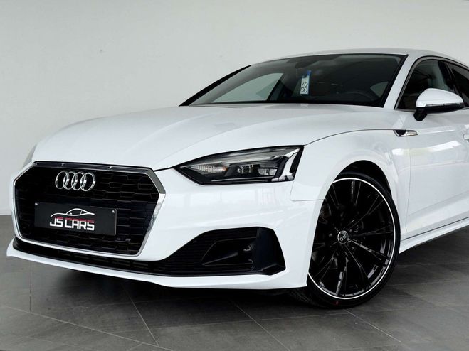 Audi A5 Sportback 2.0TFSI-1ERPRO-COCKPIT-ATTELAG Blanc de 2023