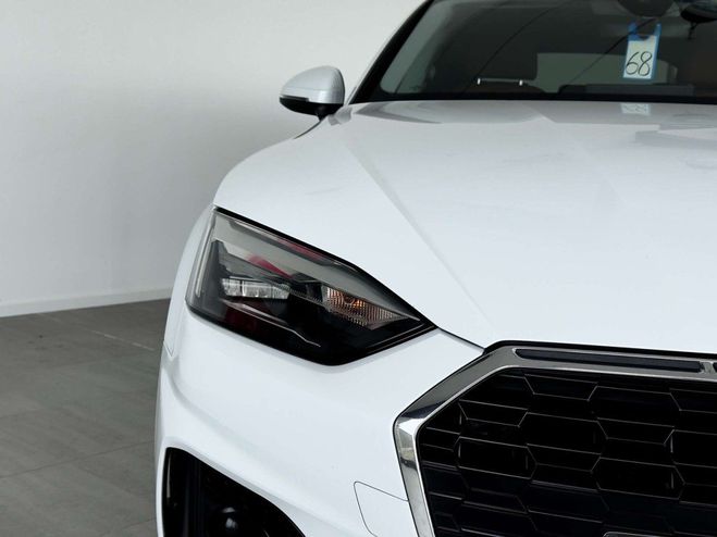 Audi A5 Sportback 2.0TFSI-1ERPRO-COCKPIT-ATTELAG Blanc de 2023